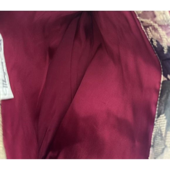 Vintage Margret Smith Gardiner Maine Floral Tapestry Shoulder Bag-Cottage core - Picture 8 of 11